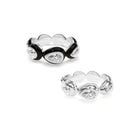 Enamel Bauble Pop & Solid Ring Duo - Octonov 