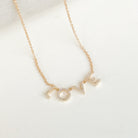 LOVE Pave Dainty Necklace - Octonov 