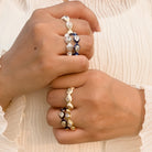 Enamel Bauble Pop Ring Duo - Octonov 