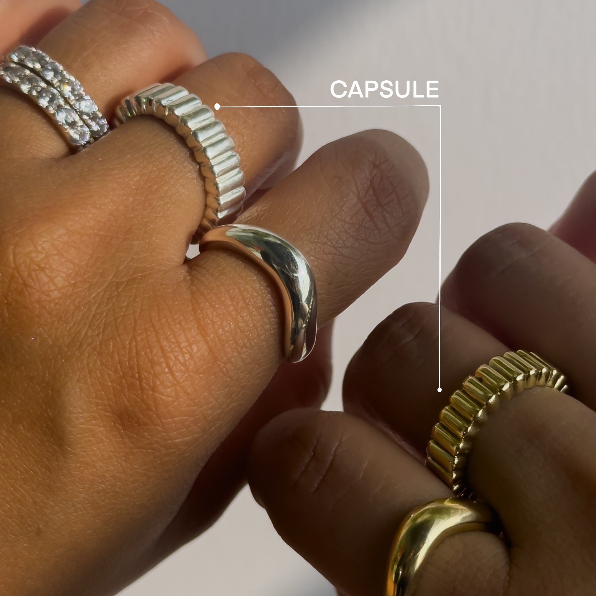Capsule Ring Duo - Octonov 