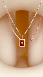 Dainty North Star Necklace with Box Chain - Octonov 