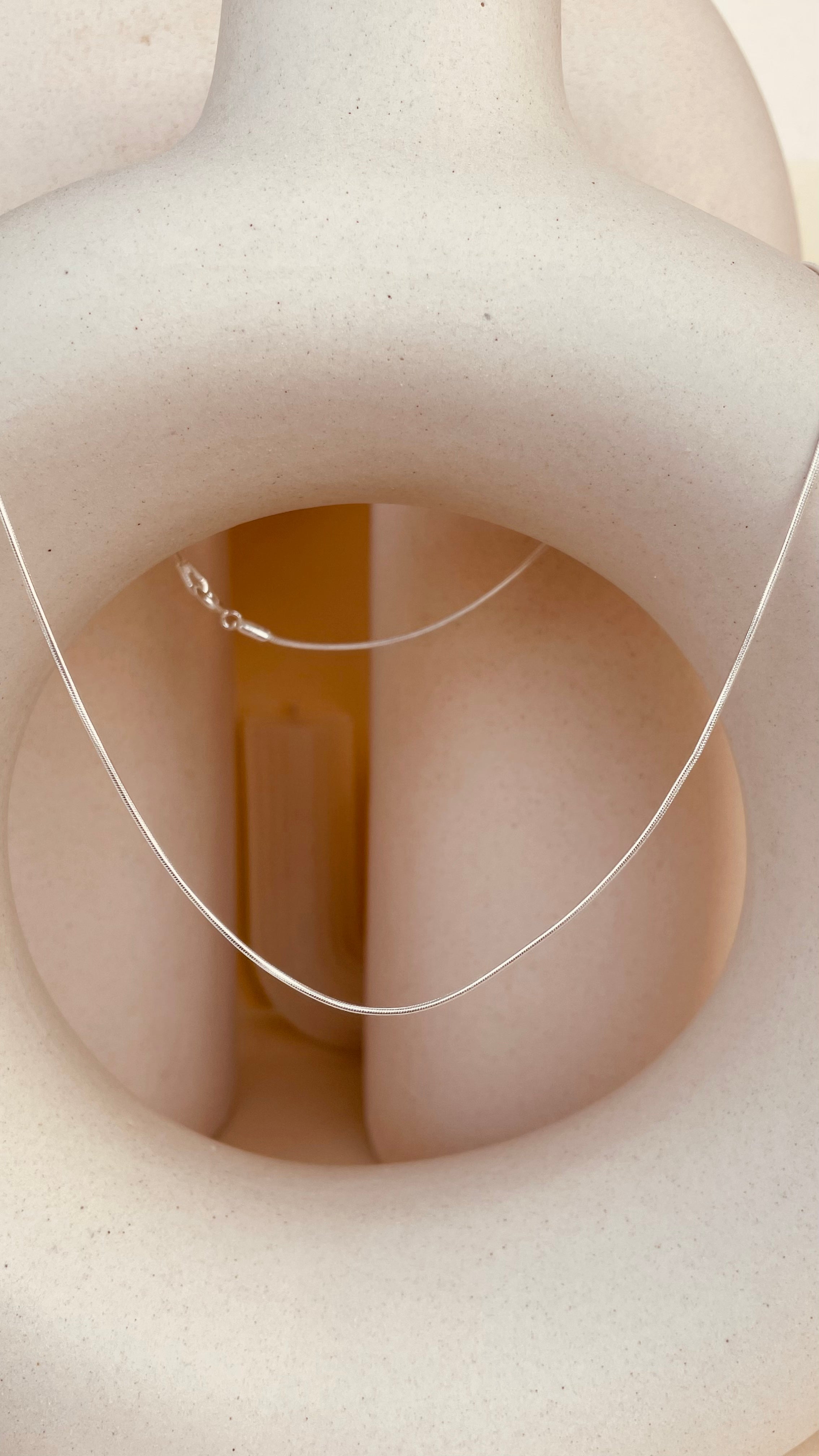 Minimal Snake Chain Necklace - Octonov 