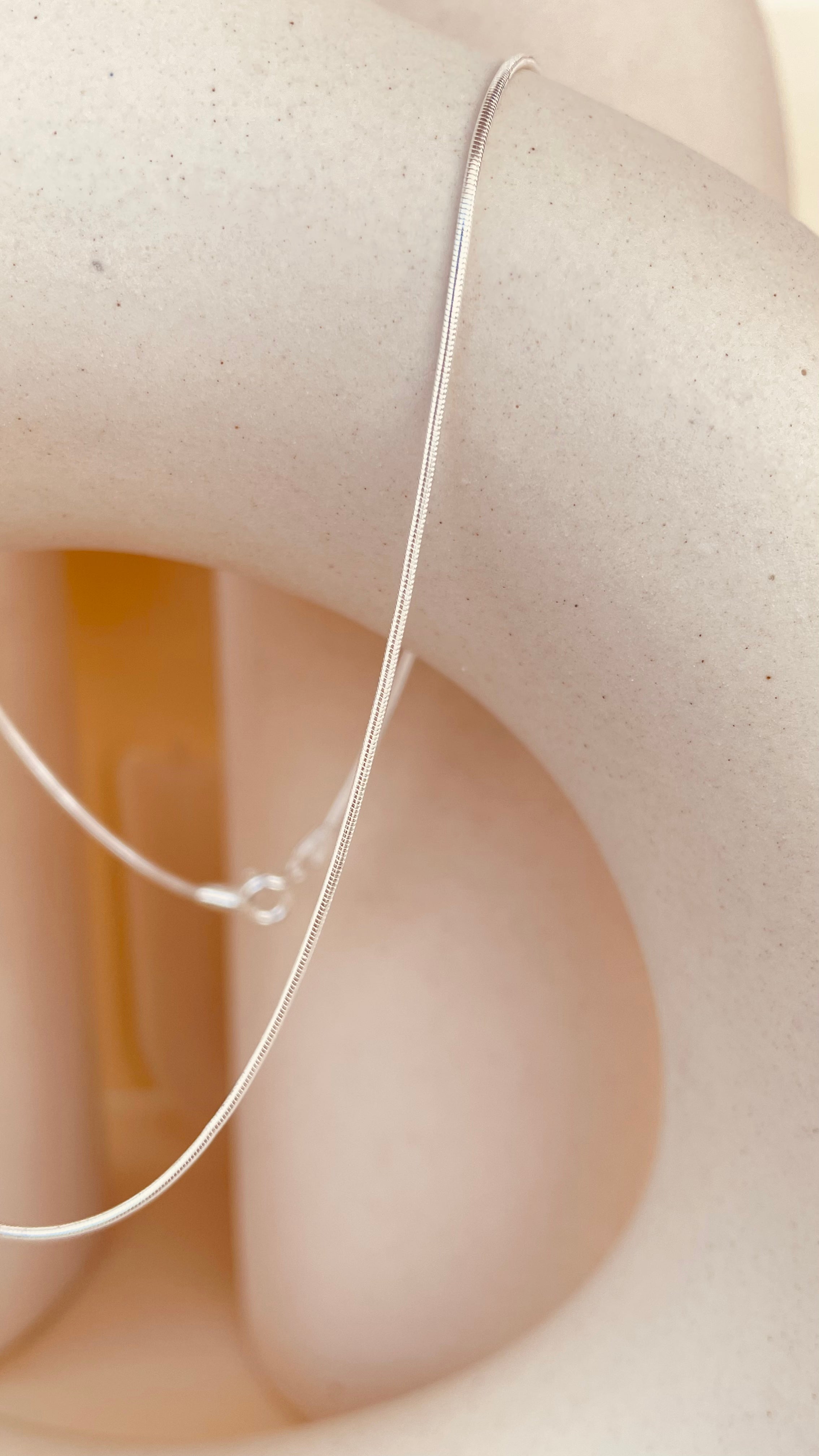 Minimal Snake Chain Necklace - Octonov 