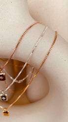 Dainty North Star Necklace with Box Chain - Octonov 