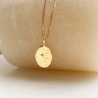 Engraved Zodiac Constellation Necklace, Personalised Zodiac Signs Necklace - Octonov 