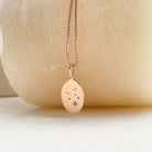 Engraved Zodiac Constellation Necklace, Personalised Zodiac Signs Necklace - Octonov 