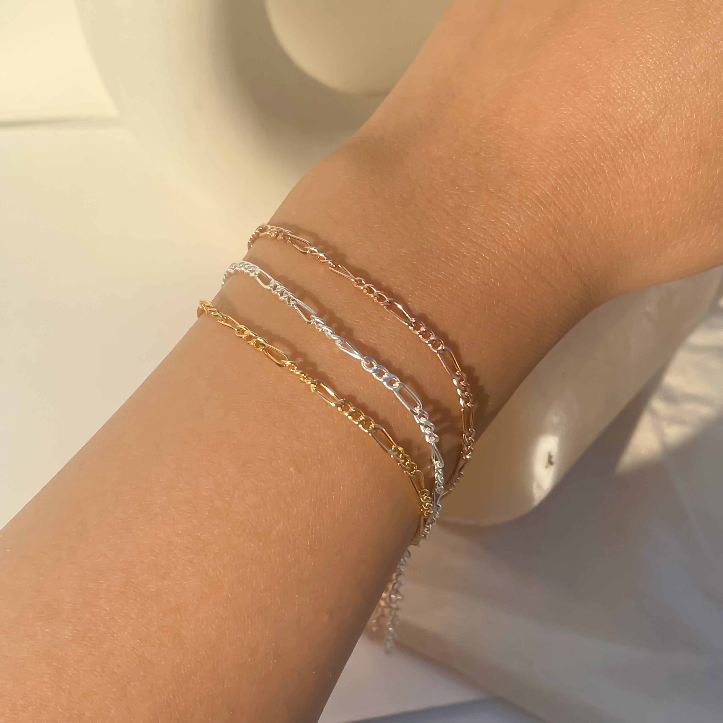 Figaro Chain Bracelet - Octonov 